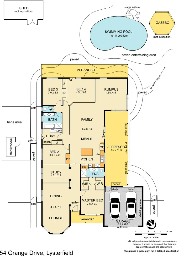 Floorplan of Homely house listing, 54 Grange Drive, Lysterfield VIC 3156