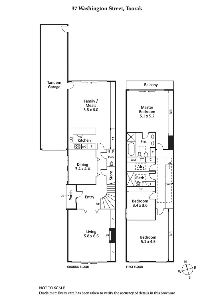Floorplan of Homely house listing, 37 Washington Street, Toorak VIC 3142