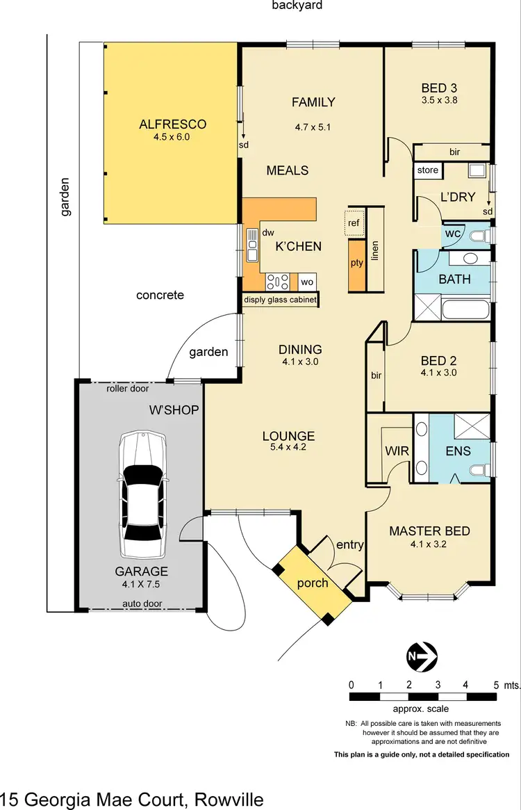 Floorplan of Homely house listing, 15 Georgia Mae Court, Rowville VIC 3178