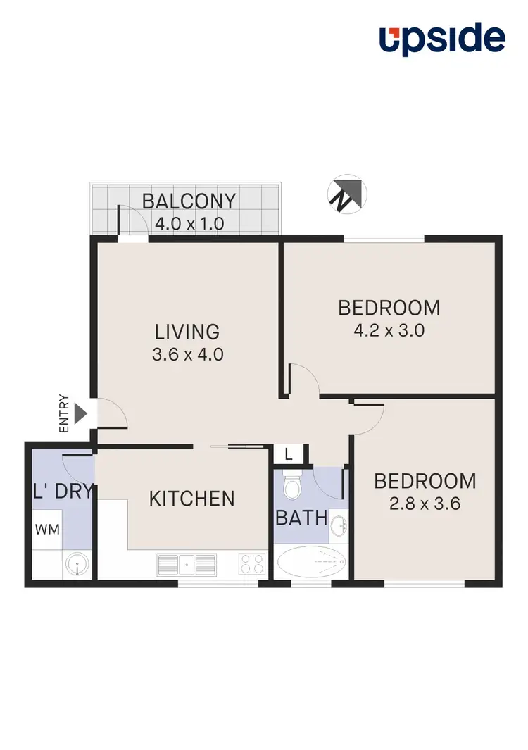 Floorplan of Homely unit listing, 4/29 Pine Street, Marrickville NSW 2204