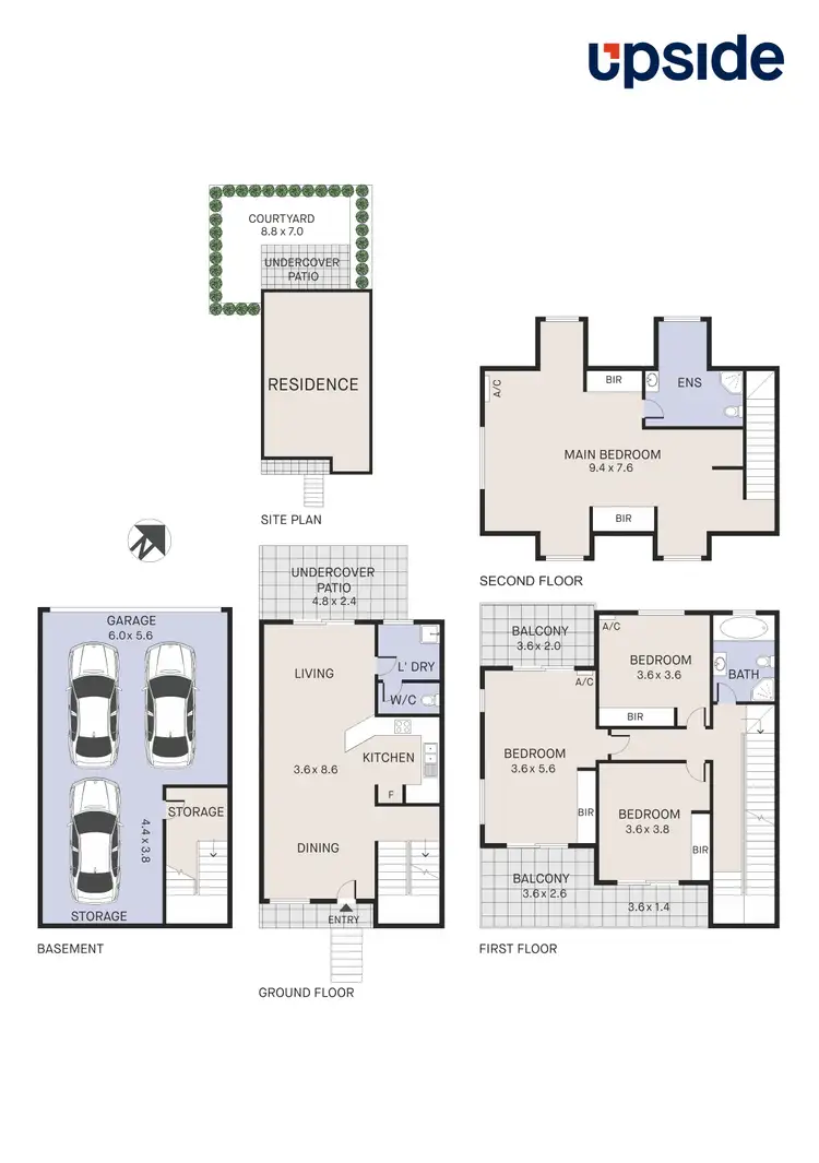 Floorplan of Homely townhouse listing, 1/9-11 Marshall Road, Telopea NSW 2117