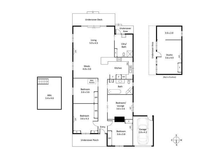 Floorplan of Homely house listing, 87 Mason Street, Newport VIC 3015