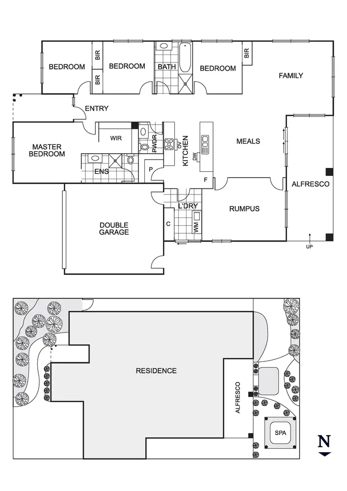Floorplan of Homely house listing, 10 Breakwater Drive, Doreen VIC 3754