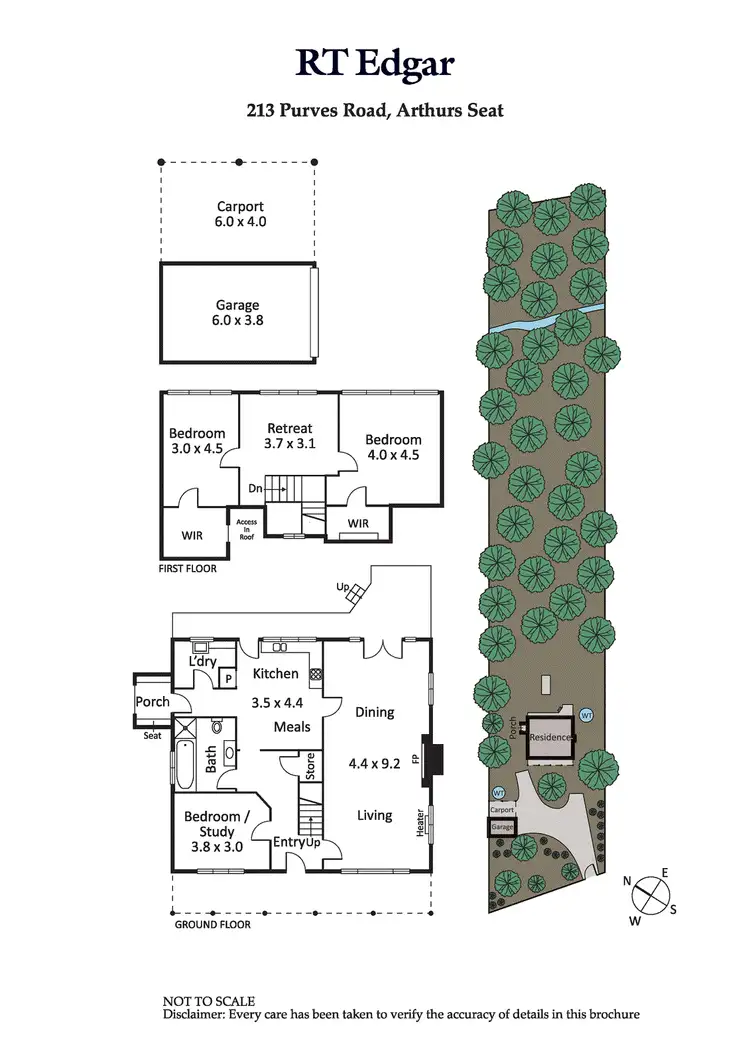 Floorplan of Homely house listing, 213 Purves Road, Arthurs Seat VIC 3936