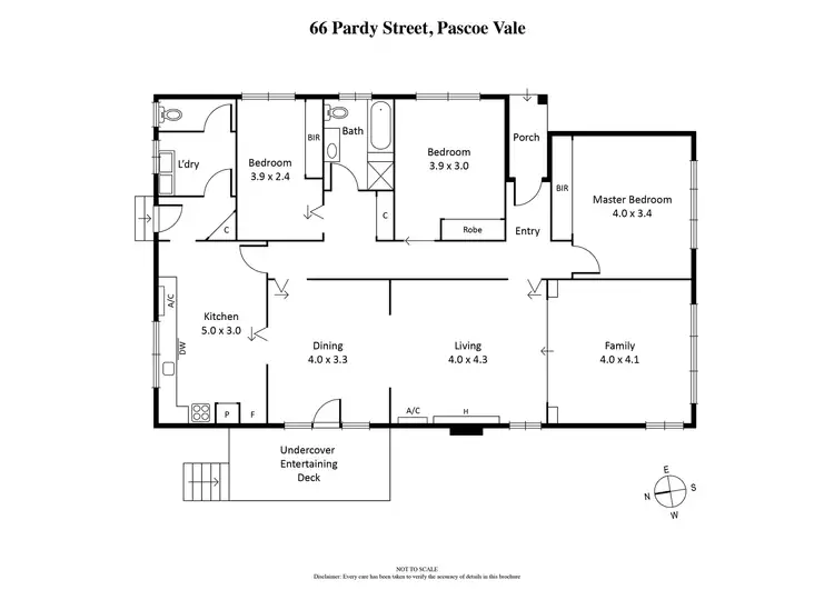 Floorplan of Homely house listing, 66 Pardy Street, Pascoe Vale VIC 3044