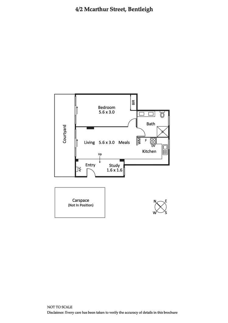 Floorplan of Homely apartment listing, 4/2 McArthur Street, Bentleigh VIC 3204