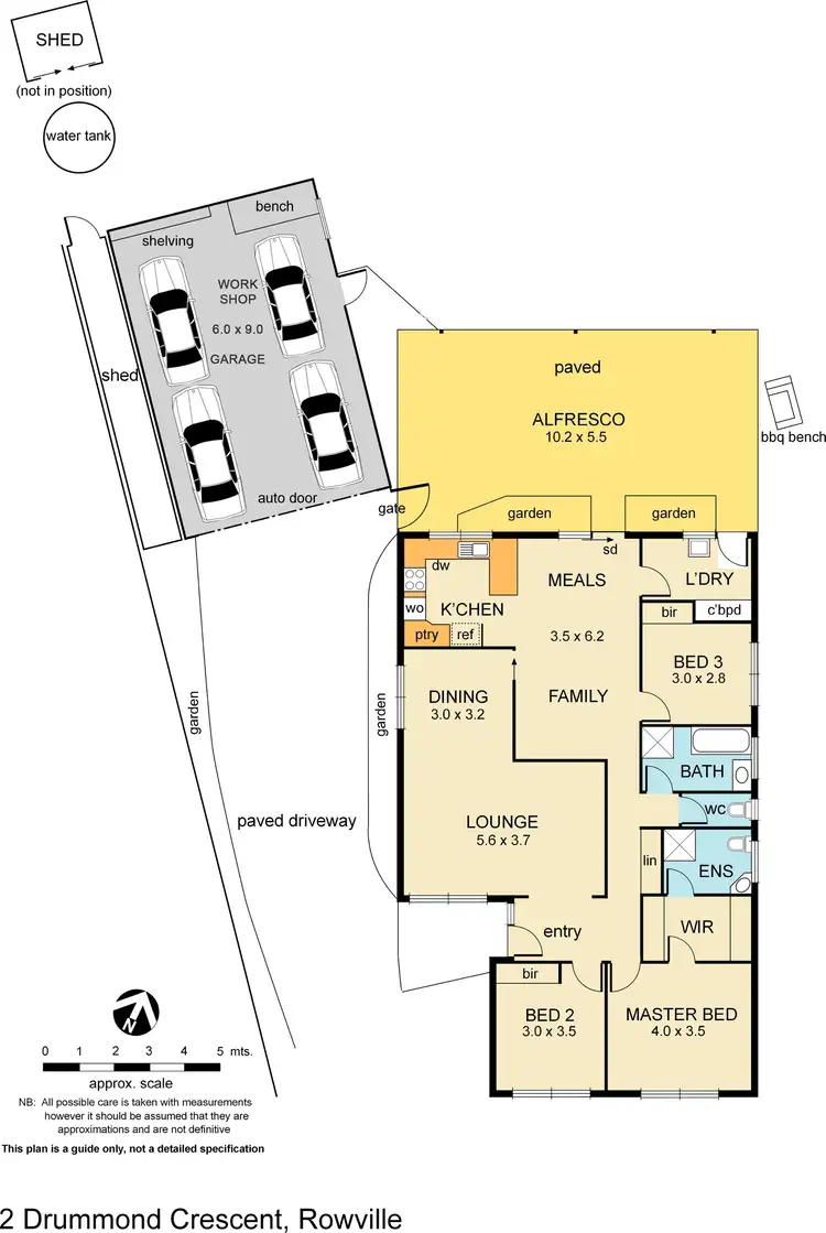 Floorplan of Homely house listing, 2 Drummond Crescent, Rowville VIC 3178
