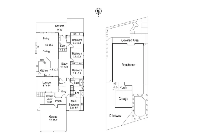 Floorplan of Homely house listing, 36 Castleton Road, Viewbank VIC 3084