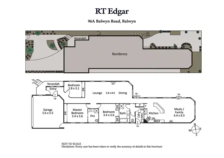 Floorplan of Homely house listing, 96A Balwyn Road, Balwyn VIC 3103