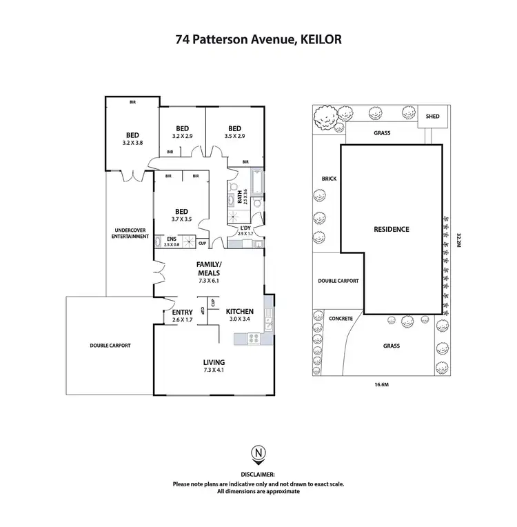 Floorplan of Homely house listing, 74 Patterson Avenue, Keilor VIC 3036