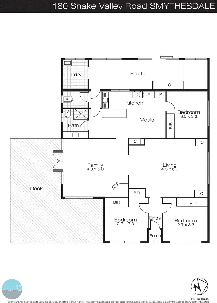 Floorplan of Homely house listing, 180 Smythesdale - Snake Valley Road, Smythesdale VIC 3351