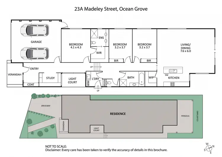 Floorplan of Homely townhouse listing, 23a Madeley Street, Ocean Grove VIC 3226