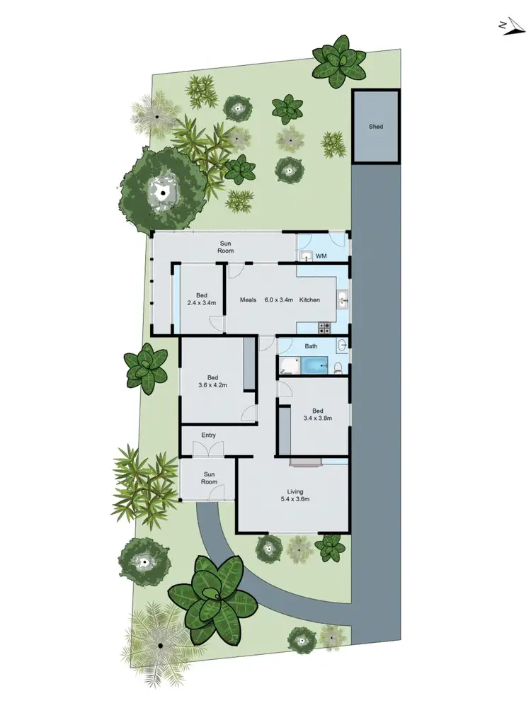 Floorplan of Homely house listing, 26A King Street South, Ballarat East VIC 3350