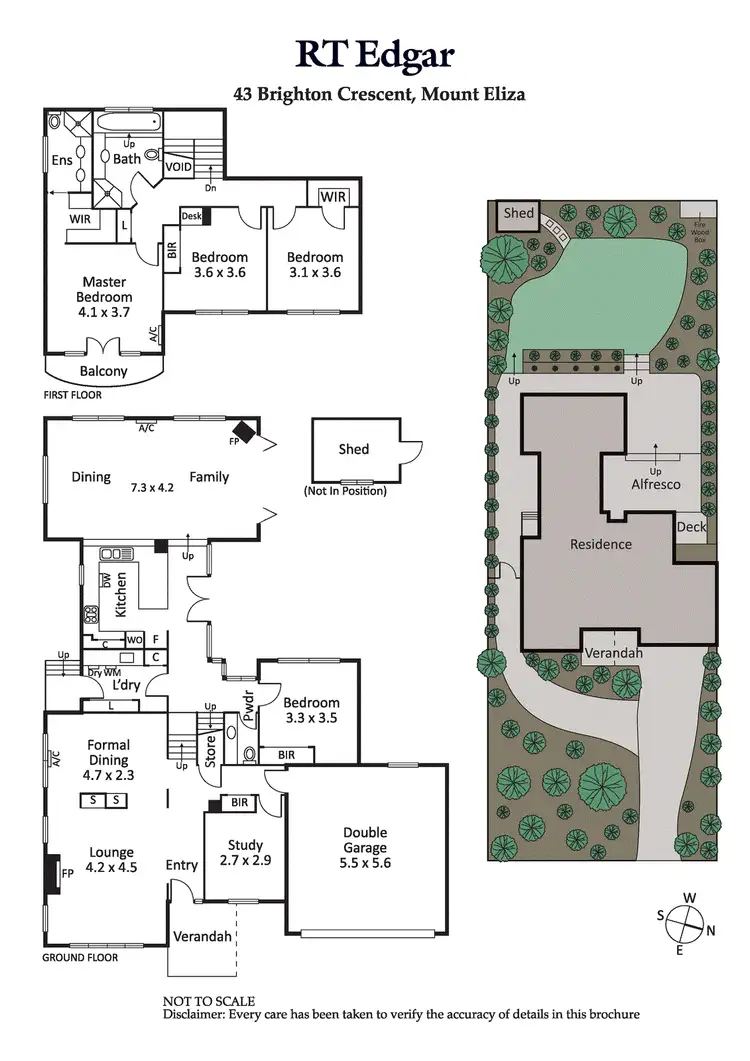 Floorplan of Homely house listing, 43 Brighton Crescent, Mount Eliza VIC 3930