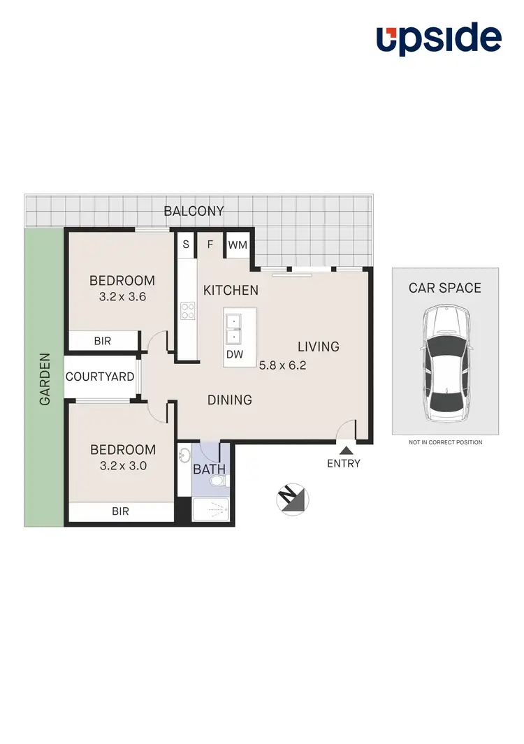 Floorplan of Homely apartment listing, 1/190 Mt Alexander Road, Travancore VIC 3032