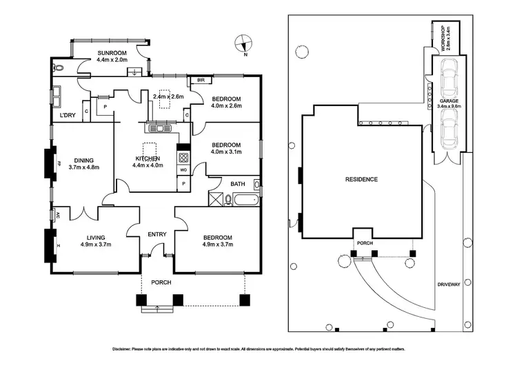 Floorplan of Homely house listing, 12 Oak Crescent, Caulfield North VIC 3161