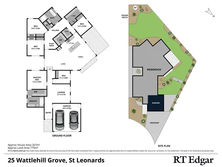 Floorplan of Homely house listing, 25 Wattlehill Grove, St Leonards VIC 3223