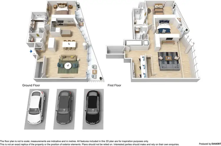 Floorplan of Homely apartment listing, 262/55 Victoria Harbour Promenade, Docklands VIC 3008