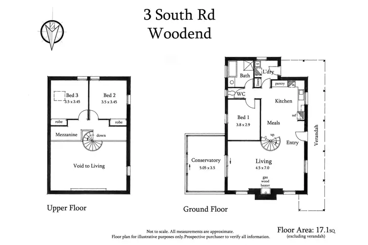 Floorplan of Homely house listing, 3 South Road, Woodend VIC 3442