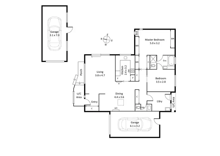 Floorplan of Homely house listing, 2/8 Benwerrin Road, Surrey Hills VIC 3127