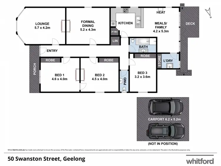 Floorplan of Homely house listing, 50 Swanston Street, Geelong VIC 3220