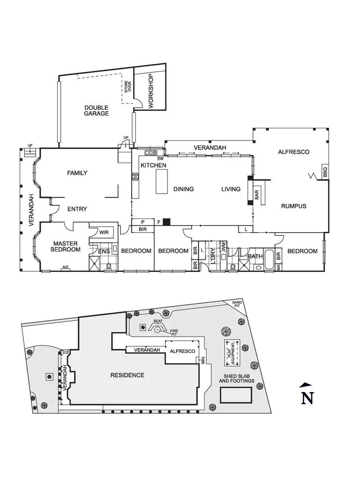 Floorplan of Homely house listing, 4 Hilltop Mews, Doreen VIC 3754