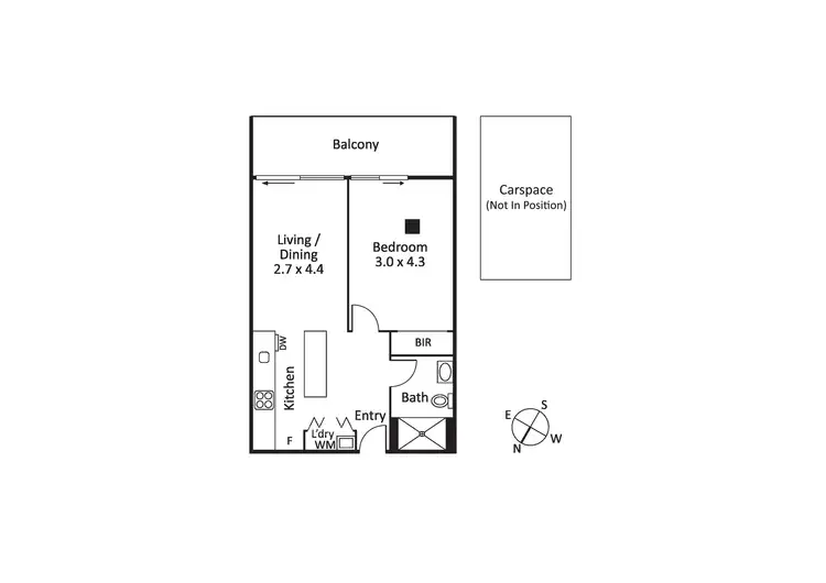 Floorplan of Homely apartment listing, 230/158 Smith Street, Collingwood VIC 3066