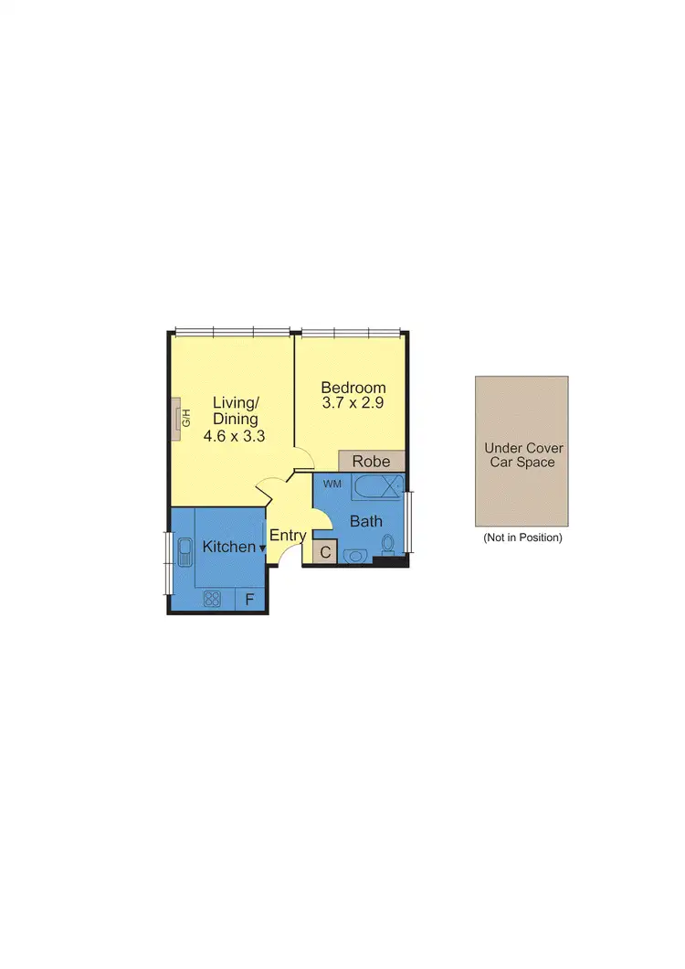 Floorplan of Homely apartment listing, 4/12 St Huberts Road, Carnegie VIC 3163