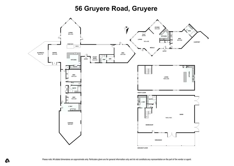 Floorplan of Homely rural property listing, 56 Gruyere Road, Gruyere VIC 3770