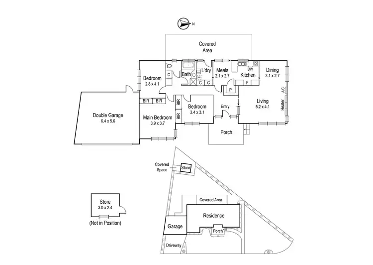 Floorplan of Homely house listing, 2 Manfred Street, Watsonia VIC 3087