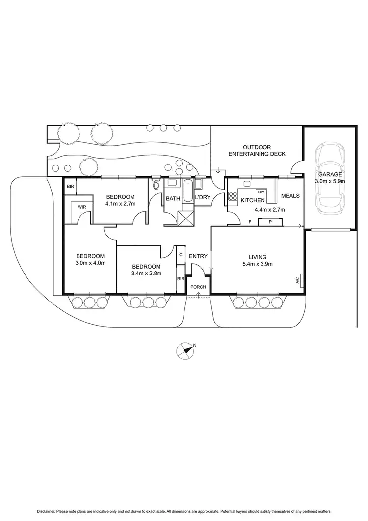Floorplan of Homely unit listing, 2/9 Pascoe Avenue, Bentleigh VIC 3204