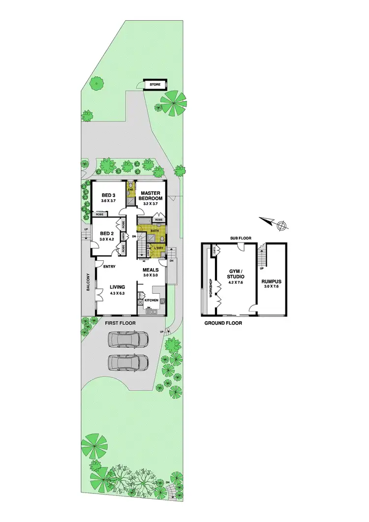 Floorplan of Homely house listing, 1/91 Graham Road, Viewbank VIC 3084