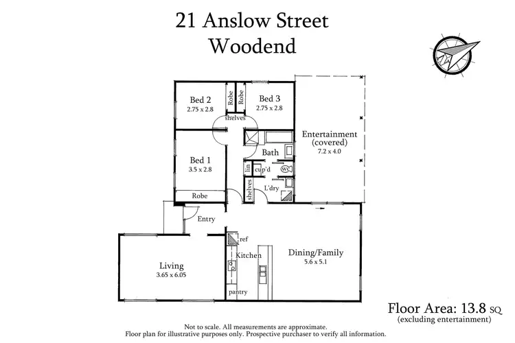 Floorplan of Homely house listing, 21 Anslow Street, Woodend VIC 3442