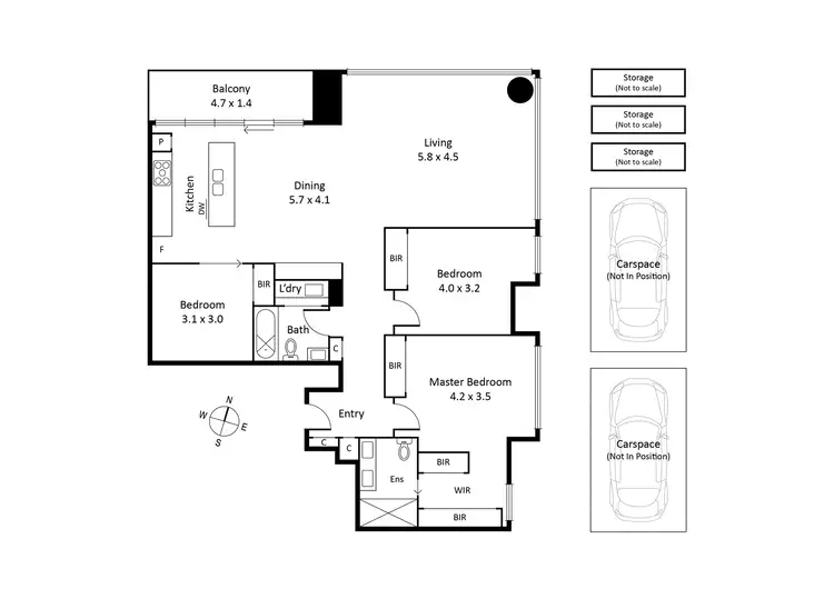 Floorplan of Homely apartment listing, 5301/1 Queensbridge Square, Southbank VIC 3006