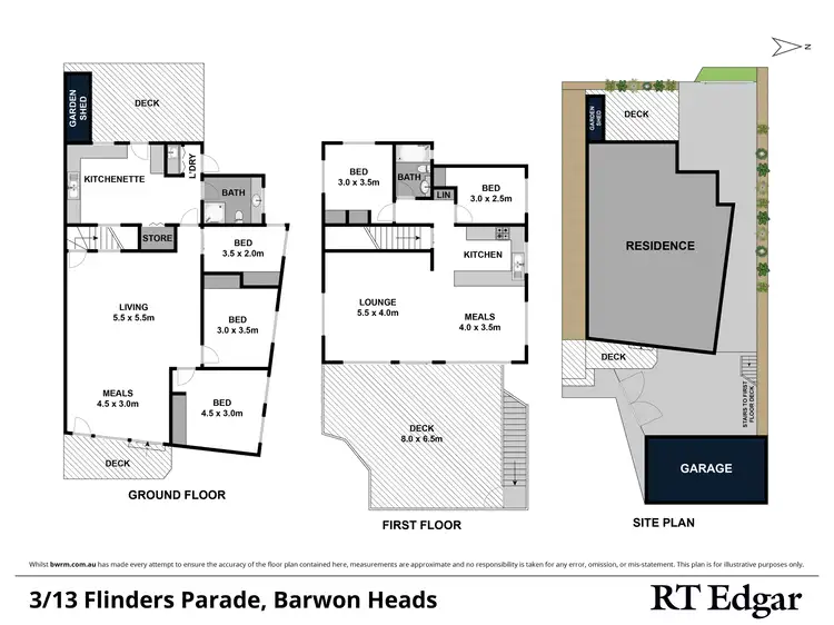 Floorplan of Homely townhouse listing, 3/13 Flinders Parade, Barwon Heads VIC 3227