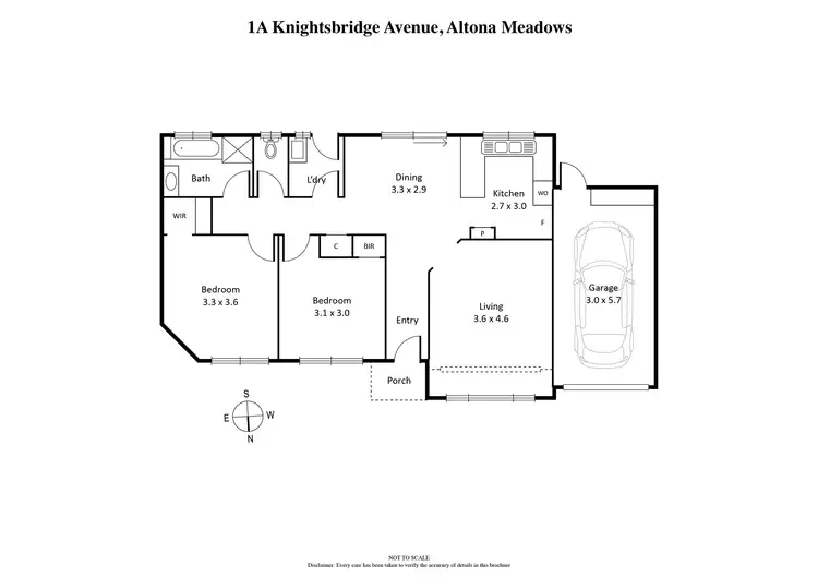 Floorplan of Homely house listing, 1A Knightsbridge Avenue, Altona Meadows VIC 3028