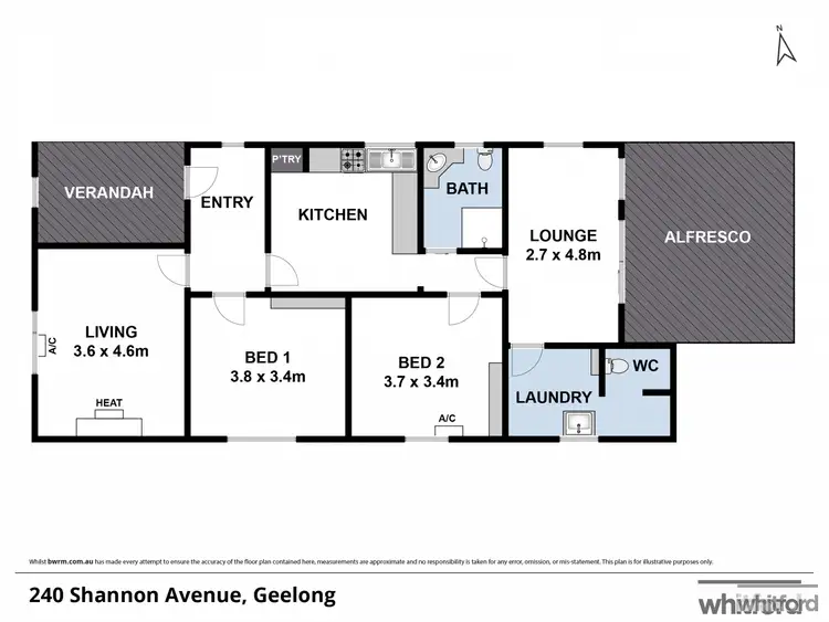 Floorplan of Homely house listing, 240 Shannon Avenue, Geelong West VIC 3218
