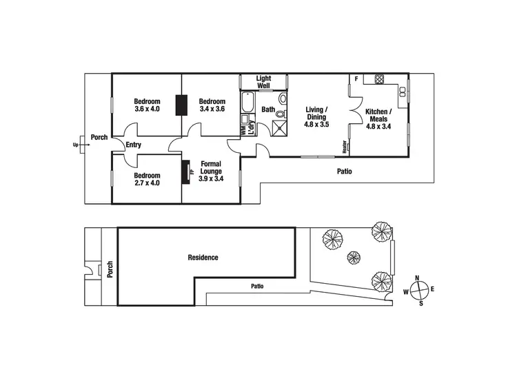 Floorplan of Homely house listing, 554 Brunswick Street, Fitzroy North VIC 3068