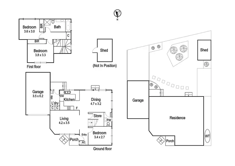 Floorplan of Homely townhouse listing, 4/5 Ruthven Street, Rosanna VIC 3084