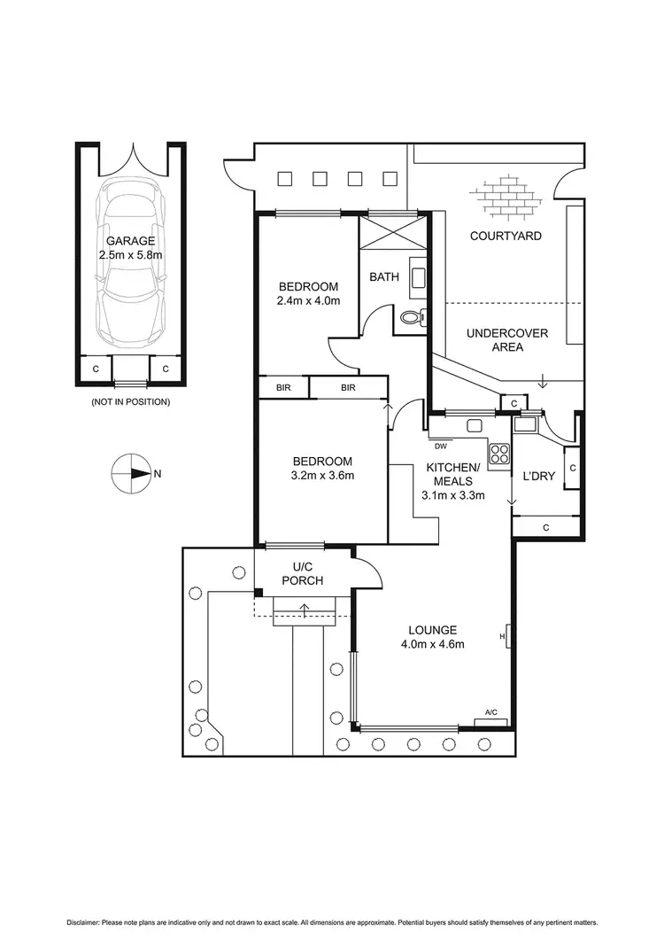 Floorplan of Homely unit listing, 6/45 Brewer Road, Bentleigh VIC 3204