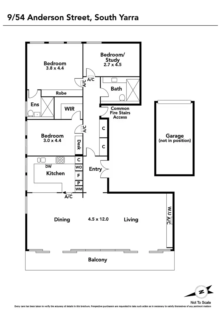 Floorplan of Homely house listing, 9/54 Anderson Street, South Yarra VIC 3141