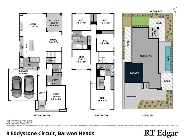 Floorplan of Homely house listing, 8 Eddystone Court, Barwon Heads VIC 3227