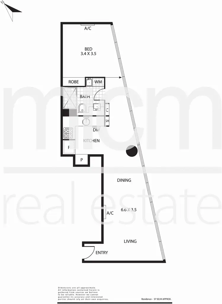 Floorplan of Homely apartment listing, 501/1 Marmion Place, Docklands VIC 3008