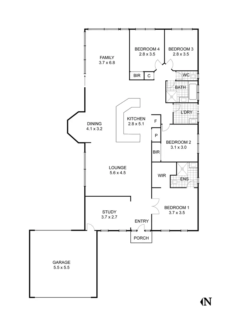 Floorplan of Homely house listing, 49 Wyatt Way, Wallan VIC 3756