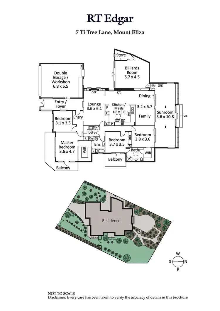 Floorplan of Homely house listing, 7 Ti-Tree Lane, Mount Eliza VIC 3930