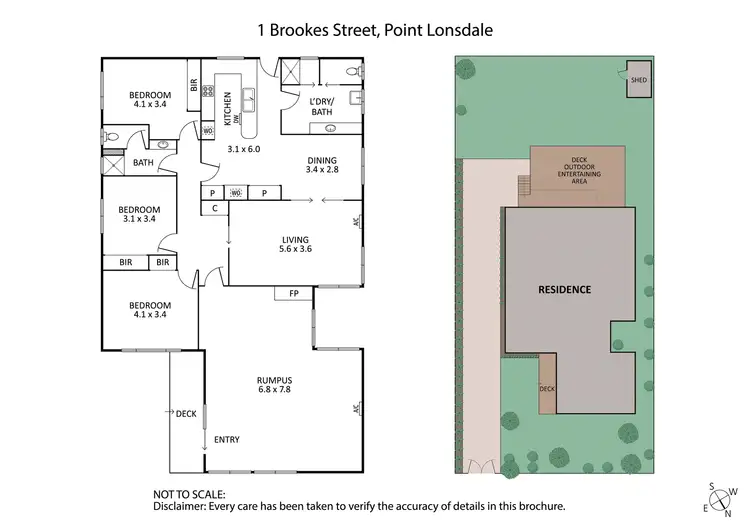 Floorplan of Homely house listing, 1 Brookes Street, Point Lonsdale VIC 3225