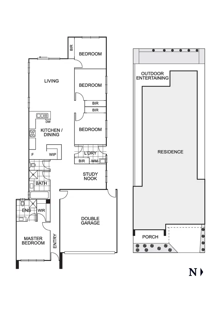 Floorplan of Homely house listing, 192 Flaxen Hills Road, Doreen VIC 3754