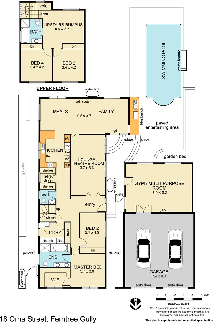 Floorplan of Homely house listing, 18 Orna Street, Ferntree Gully VIC 3156