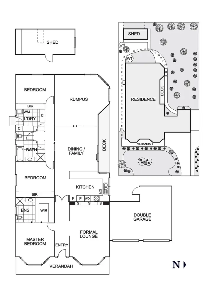 Floorplan of Homely house listing, 11 Oakridge  Street, Doreen VIC 3754
