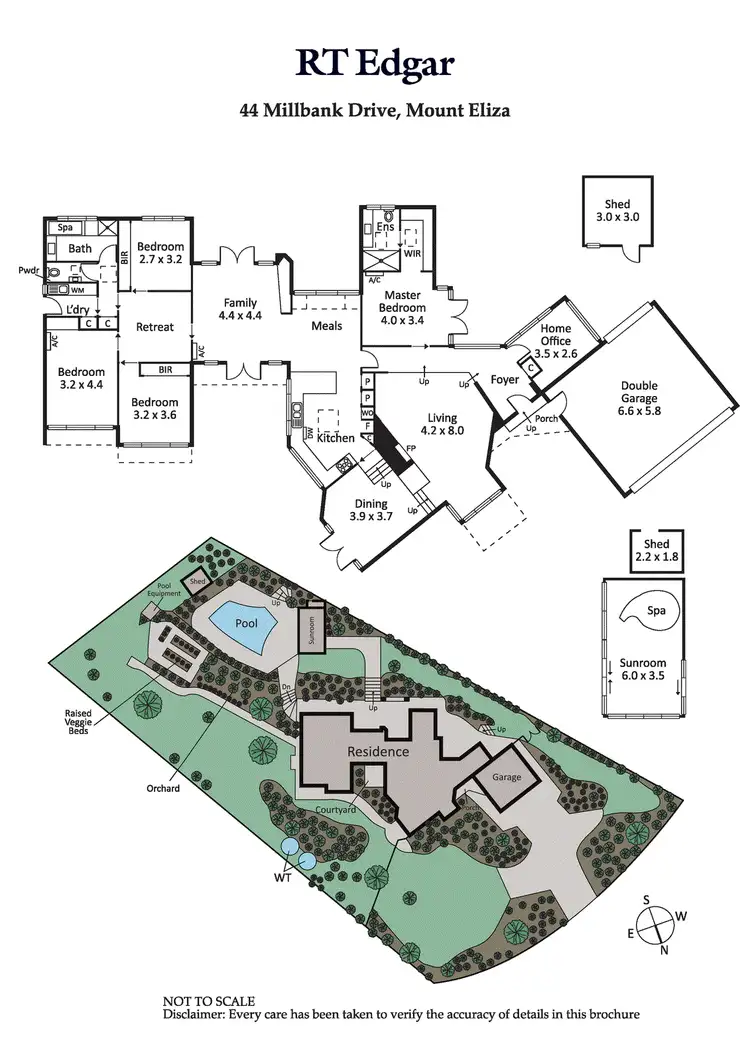 Floorplan of Homely house listing, 44 Millbank Drive, Mount Eliza VIC 3930